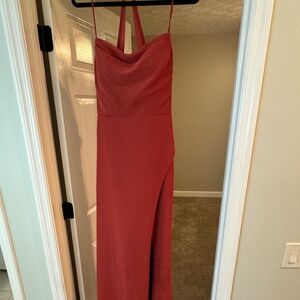 Azazie Kendal and Kylie Terracotta Dress